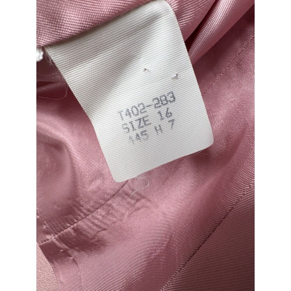 Vintage Pendleton Blazer Womens 16 Pink 100% Wool Jacket Country Sophisticates - Picture 5 of 8